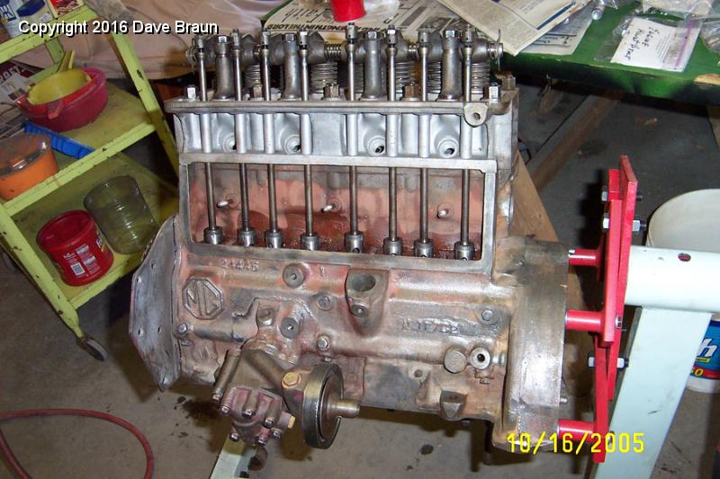 MGTD15470 Engine XPAG TD2 15613 Installation Block Ready For Paint   Block Ready For Paint.JPG